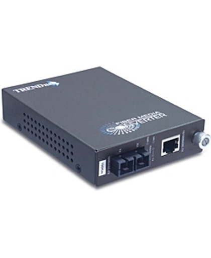 Trendnet TFC-110S100 200Mbit/s 1300nm Single-mode Grijs netwerk media converter