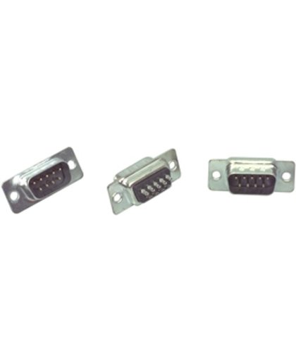 Valueline Sub-D Plugs Sub D 9p Zilver kabel-connector