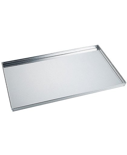 Bakplaat versterkt aluminium dik aluminiumplaat | L: 53cm | B: 32,5cm | H: 2cm