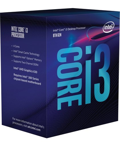 Intel Core i3-8350K processor 4 GHz Box 8 MB Smart Cache