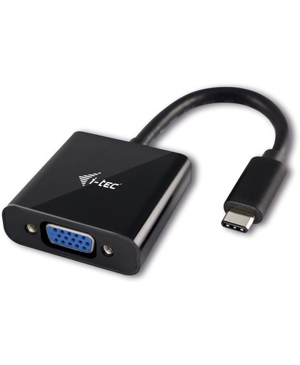 i-tec C31VGA USB-C 3.1 VGA Zwart kabeladapter/verloopstukje