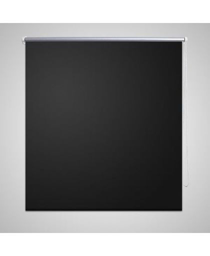vidaXL - Rolgordijn (wonen) Rolgordijn verduisterend 80 x 175 cm - zwart 240114