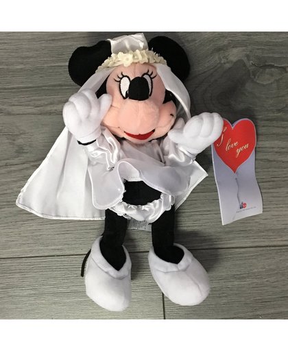 Minnie Mouse Knuffel als bruid (huwelijk)