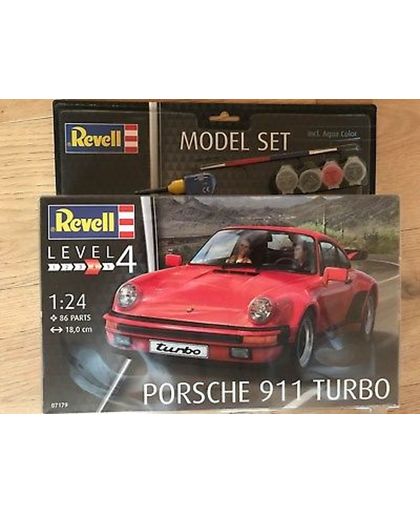 Revell Modelbouwpakket Porsche 911 Turbo