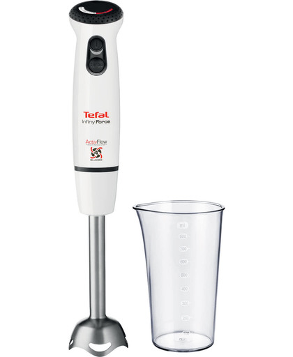 Tefal Staafmixer Infiny Force HB860 - wit