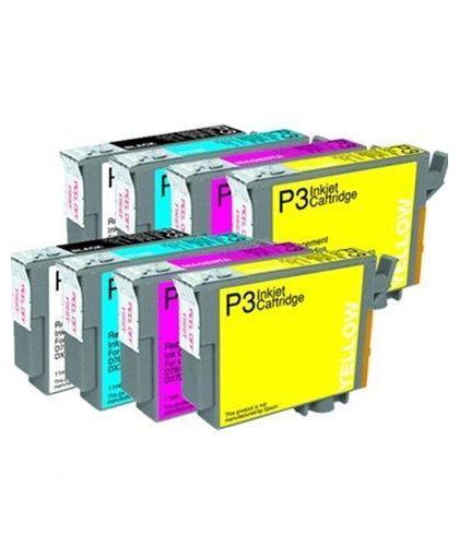 Epson T1281-T1284 multipack 8 cartridges (compatible)