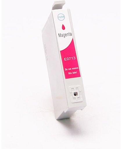 Toners-kopen.nl Epson C13T071340 T0713 magenta  alternatief - compatible inkt cartridge voor Epson T0713 magenta