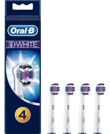 Oral-B 3DWhite - 4 Stuks - Opzetborstels