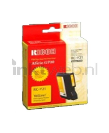 Ricoh K173/G High Yield Gel Cartridge (G700 only) Yellow Geel inktcartridge