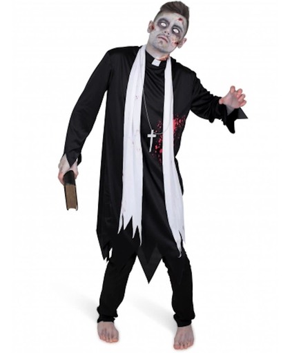 Zombie priester kostuum voor mannen - Verkleedkleding - Maat XL