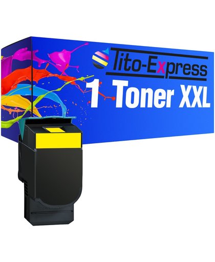 Tito-Express PlatinumSerie PlatinumSerie® 1 Toner compatible voor Lexmark C540N XXL Yellow Lexmark Optra: C540N / C543DN / C544N / C544DN / C544DTN / C544DW / C546DTN