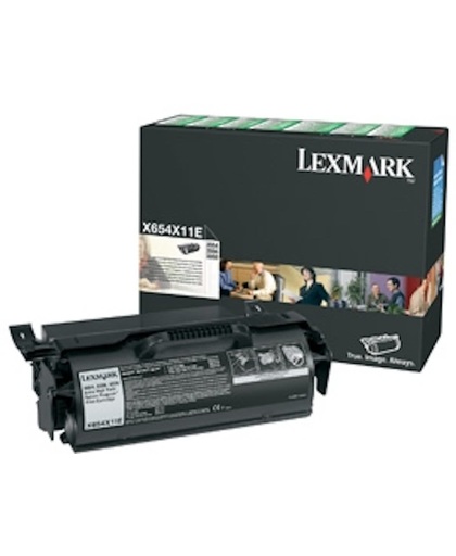 Lexmark X654, X656, X658 36K retourprogr. printcartr.