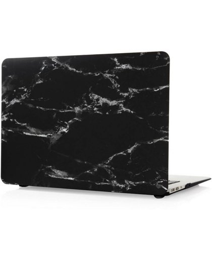 Hardcase hoes - MacBook Air 11 inch - marmer zwart/wit