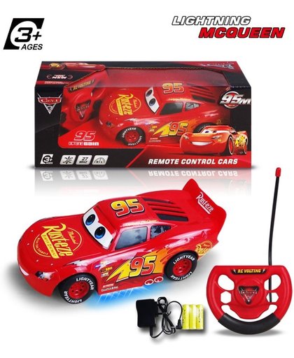 1:24 cars auto op afstandsbediening RC Remote Controle Lightning McQueen + laderpack inbegrepen
