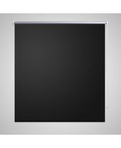 VidaXL Wonen Rolgordijn - Verduisterend 80 x 230 cm zwart 240151