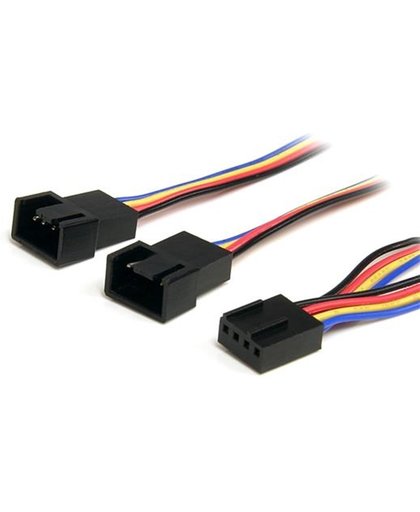 StarTech.com 30cm 4-pins Splitterkabel Y-adapter voor Ventilatorvoeding F/M