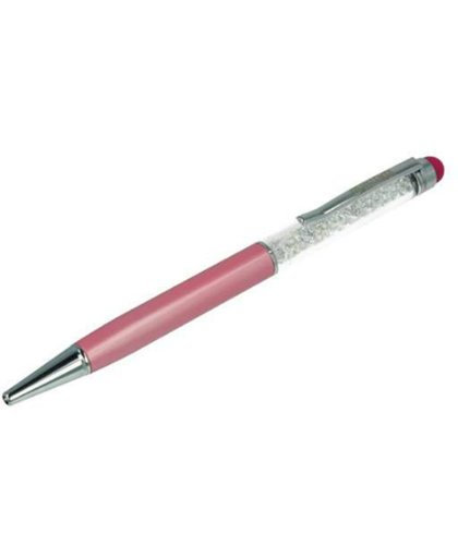 Valenta Stylus Pen Glitter Licht Roze tip licht roze