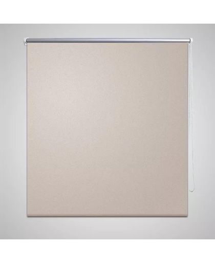 VidaXL Wonen Rolgordijn - Verduisterend 100 x 230 cm beige 240154