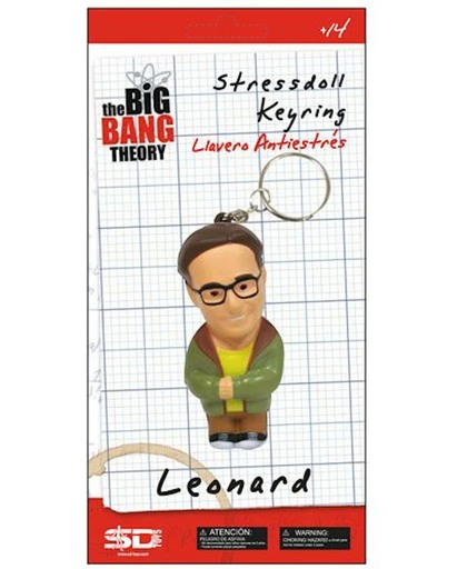 Merchandising BIG BANG THEORY - Stress Doll Keychain - Leonard (8 Cm)