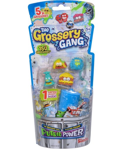Grossery Gang  Pudrid Power 5 Pack - Verzamelfiguren