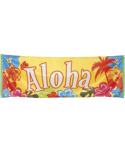 8 stuks: Banner - Aloha - 74x220cm