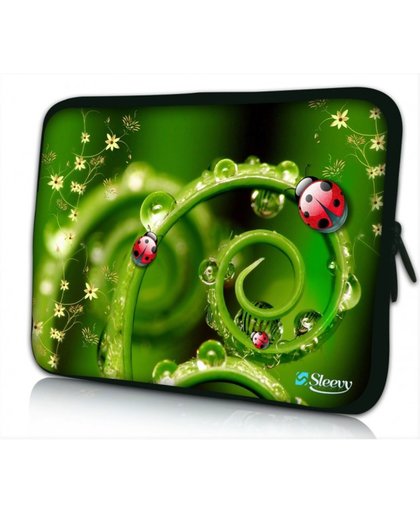 Laptop sleeve 17.3 inch lieveheersbeestjes close-up - Sleevy