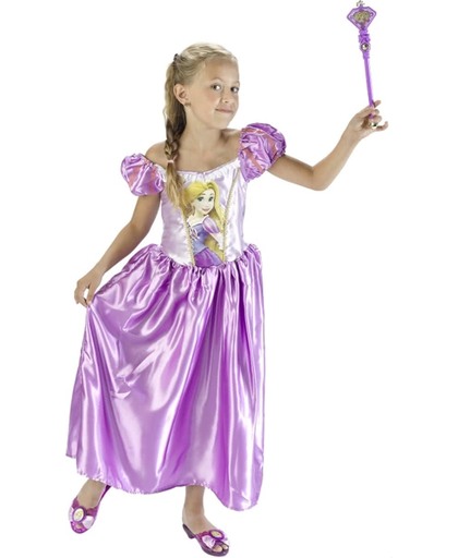 Prinsessenjurk Classic Rapunzel - Carnavalskleding - Maat L - Maat 134/146 - 9-11 jaar