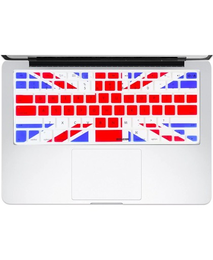 Xssive Toetsenbord cover voor MacBook 13/15/17/Air/Pro/Retina -  siliconen - Union Jack engelse vlag - Internationale indeling