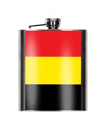 Heupfles Belgische vlag 200 ml