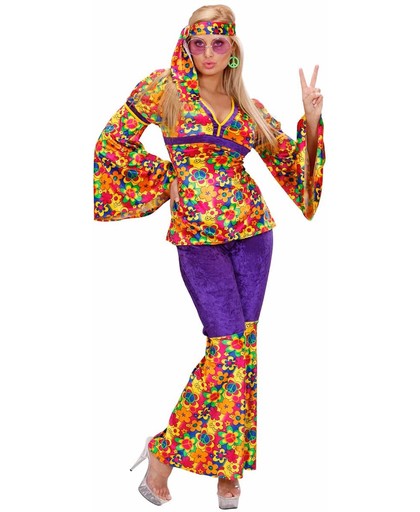 Hippie outfit voor vrouwen  - Verkleedkleding - Large