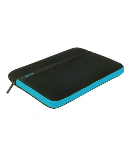 Stevige Laptop Sleeve voor Hp Probook 450 G3, neopreen laptophoes cq tas, zwart , merk by i12Cover