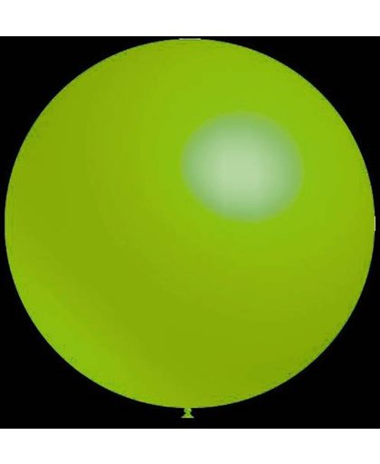 Decoratieballonnen lime groen 26 cm professionele kwaliteit 25 stuks voordeelpak