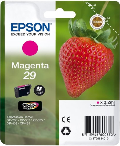 Epson 29 M inktcartridge Magenta 3,2 ml 180 pagina's