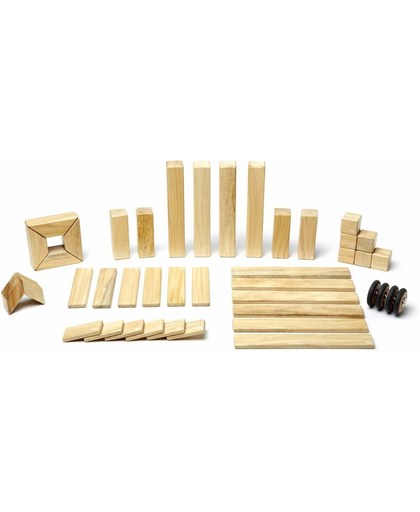 42 Piece Tegu Magnetic Wooden Block Set Natural