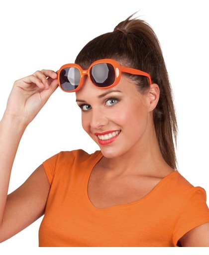 24 stuks: Partybril Julie - Oranje
