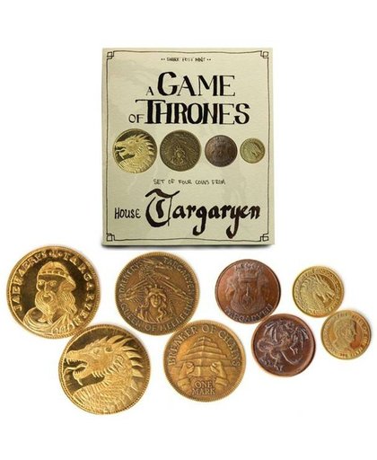 FANS GAME OF THRONES - House Targaryen Coin Assortment !