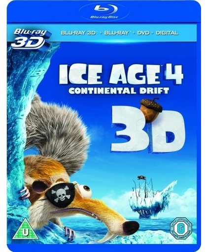 Ice Age 4 Continental Drift (3D) (3D & 2D Blu-ray)