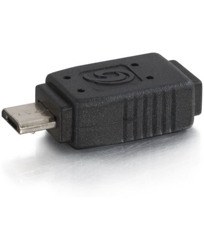 C2G 81689 kabeladapter/verloopstukje Mini (B) F Micro (B) M Zwart