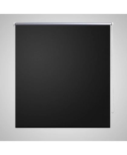 vidaXL - Wonen Rolgordijn - Verduisterend 140 x 230 cm - zwart 240174