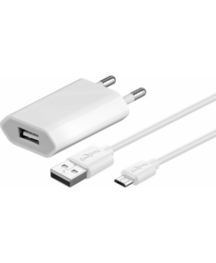 Goobay USB Micro lader met losse kabel - 1A - 1 meter