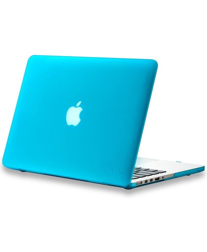 Macbook Case voor MacBook Pro 15 inch zonder retina 2011 / 2012 - Matte Hardcover - Licht Blauw