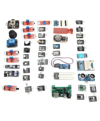 45-Delige Arduino Raspberry UNO R3 / MEGA / NANO Compatible Sensor Module Starters Set - Genuino Starter Kit - Inclusief Handleiding