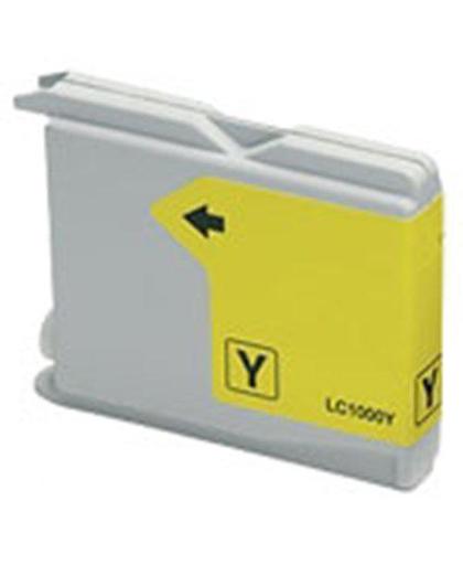 Brother LC-1000Y inktcartridge geel (compatible)