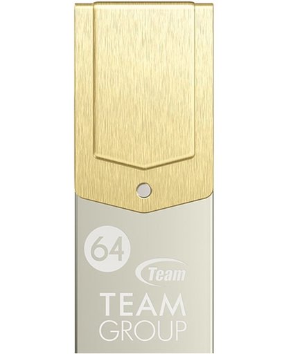 Team Group M161 64GB USB 3.0 (3.1 Gen 1) USB-Type-A-aansluiting USB Type-C-connector Goud, Zilver USB flash drive