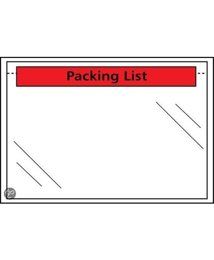 Raadhuis paklijstenvelop 220x110mm DL 50 micron packinglist