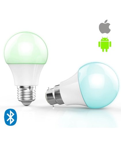 4.5w Smart App Lamp- Draadloze Bluetooth Led Lamp- E27 Fitting- Bluetooth Lamp Met App- Android   Apple -