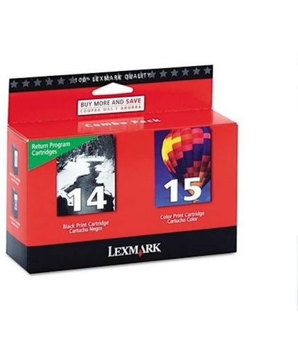 Lexmark Combopack nr. 14 / 15 inktcartridges