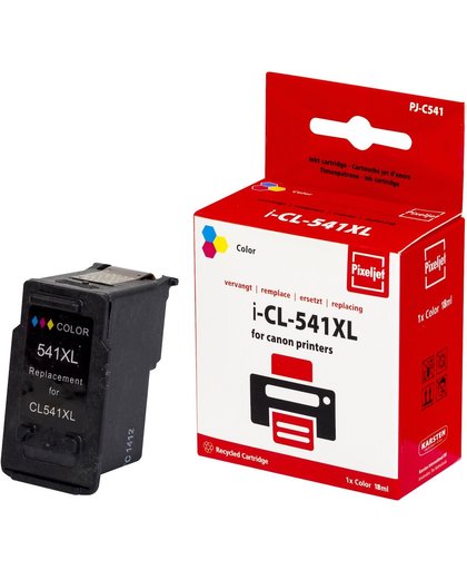 Pixeljet CL-541XL - Inktcartridge / Geel / Cyaan / Magenta