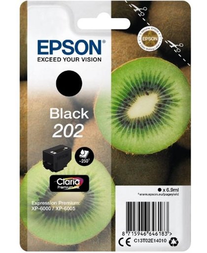Epson 202 inktcartridge Zwart 6,9 ml 250 pagina's