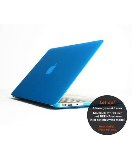 Lunso - hardcase hoes - MacBook Pro Retina 13 inch (2012-2015) - glanzend lichtblauw